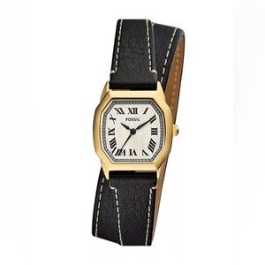 Fossil Harlow Leather Wrap Watch